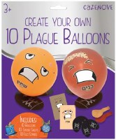 Passover 10 Plagues Balloons Do It Yourself Craft Kit 10 Pack